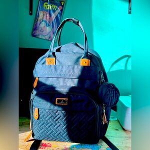 BabbleRoo Baby Diaper Bag Backpack, Waterproof Travel Bag, Unisex, Black, Adult